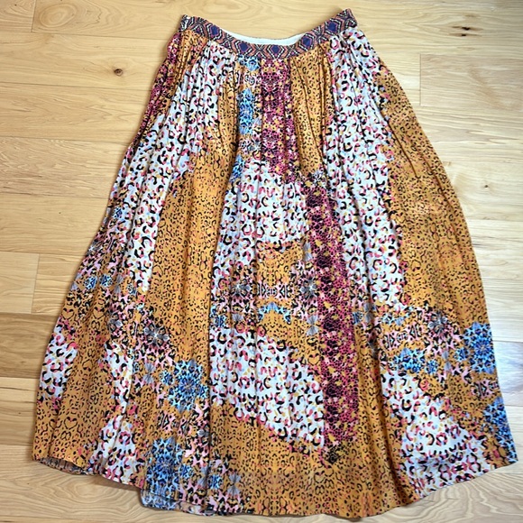 Anthropologie Bhanuni by Jyoti Colorful Animal Print Maxi | Size 10 - Picture 4 of 9
